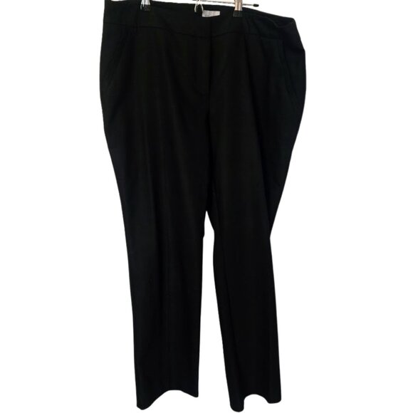 Chico's So Slimming black trouser pants NWOT Size 3/XL short - Picture 2 of 5